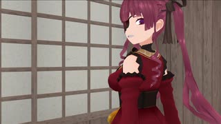 ｍｍｄ紙芝居風　ホロライブキャラでとある漫画のパロをやってみた。