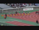 ２０１８年ジュニアオリンピック　女子Ａ１００ｍ予選１組