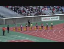 ２０１８年ジュニアオリンピック　女子Ａ１００ｍ予選６組