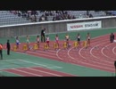 ２０１８年ジュニアオリンピック　女子Ａ１００ｍ予選７組