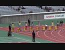 ２０１８年ジュニアオリンピック　女子Ａ１００ｍ準決勝１組