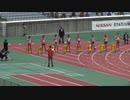 ２０１８年ジュニアオリンピック　女子Ｂ１００ｍ準決勝３組