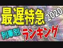 【鉄道豆知識】日本一遅い特急列車！列車別ランキング2020 #37
