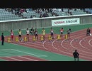 ２０１８年ジュニアオリンピック　男子Ａ１００ｍ予選２組