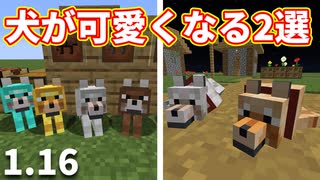 マイクラ 狼が寝てる 服も着てる Mod紹介 犬 ニコニコ動画
