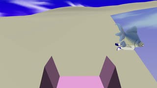 【平面猫】ＭＭＤで遊んでみた【背中を押す】
