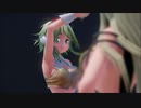【MMD】GUMIとLilyでオーバーザタイムダンス【ままま式GUMI】【マシシ式Lily】