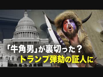 【西岸觀察】「牛角男」が裏切った？トランプ弾劾の証人に