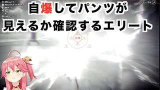 自爆してパンツが見えるか確認するエリート【2021/01/28】