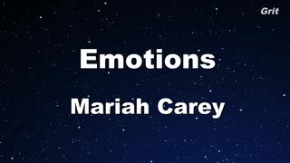 Karaoke♬ Emotions - Mariah Carey【With Guide Melody】