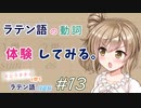 ラテン語の動詞 体験してみる。【CeVIOラテン語解説】