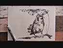 【ボールペンで】鳥 - その2 -【描いてみた】- Ballpoint pen -