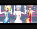 【東方MMD】チャイナ咲夜アリス美鈴で桃源恋歌
