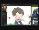 【メディバンペイント】ミニキャラ信玄誠司を描いてみた【SideM】