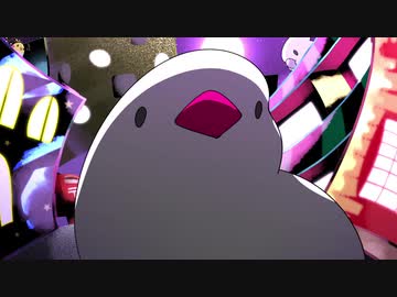 【手描きアニメ】もふ鳥ショート#19 「灯りどり」
