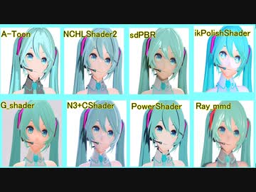 Mmdフェーダーエフェクト8種比較動画 ニコニコ動画