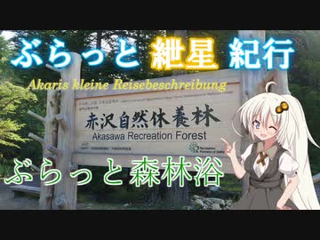 ぶらっと紲星紀行～ぶらっと森林浴～