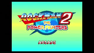 (1コインクリア)　ロックマン2・ザ・パワーファイターズ　ブルースで新パーツを取り戻せコースクリア　【CAPCOM】