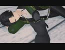 【MMD刀剣乱舞】 豊前と桑名で キャットアイメイク