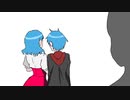 自主制作アニメ「女体化した双子」
