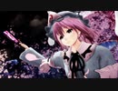 【東方MMD】月と桜と西行寺幽々子【IZAYOI】