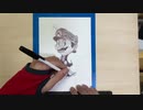 次世代アート【spiral pen art】独り言を言いながらただペンでぐるぐるまわす。マリ●をぐるぐる回す。デジタルの中でアナログは目立つ。