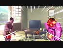 豆まきをする先輩BB