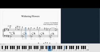 【ピアノ】XTALE Ⅳ - MUFFET 「Withering Flowers」