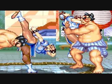 会陰に頭突き 気絶中の春麗に激しいさば折り ニコニコ動画