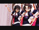 【Ray-mmd】黒縁眼鏡の時雨がケーキステージでスイートマジック