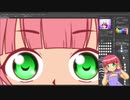 お絵描き配信タイムラプス２「日焼けチャイナ娘 デフォルメ１」