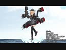 【ＭＭＤモーション配布あり】【ＭＭＤモデル配布あり】艦これ演習的中+プリンツ・オイゲン雷撃モーション
