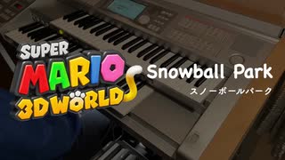 【3Dワールド】スノーボールパークをエレクトーンで演奏してみた。