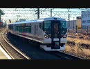 E257系M-105編成 回送 成田駅2番線入線