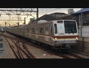 東京メトロ7000系7105F 保谷駅3番線入線