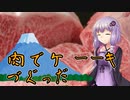 「ごめんなさい？」巨大な肉でハンバーグ作るぜ【VOICEROIDキッチン】