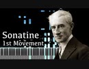 【ラヴェル】ソナチネ 第1楽章 - 中庸に -【Synthesia/Ravel/Sonatine 1st Movement/Modéré/ピアノ】