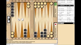 バックギャモン実況４４　バックギャモンスタジオヒーローズ