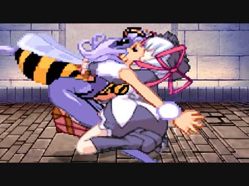 【リョナ】リーゼロッテ アルカナハート Q-Beeに産み付けられる MUGEN Ryona Lieselotte