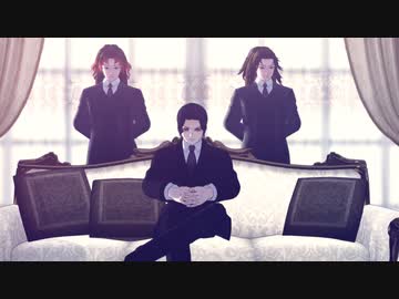 【鬼滅のMMD】鬼舞辻議員と秘書の黒死牟【キメツ学園】