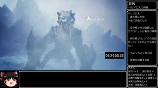 【ゆっくり解説】Monster Hunter World Iceborne ラスボス討伐RTA 11：17：40 片手剣チャートpart10/19【ベリオまで】