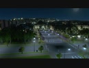 【CitiesSkylines】大学エリアの夜【campus】