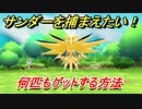 ポケモンピカブイ　サンダーを何匹も捕まえる方法とは！？無人発電所以外で捕まえるには！？　【ポケットモンスター Let's Go! ピカチュウ・イーブイ】