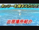 ポケモンピカブイ　タッツーを捕まえる方法！出現場所紹介！図鑑コンプへの道！　【ポケットモンスター Let's Go! ピカチュウ・イーブイ】