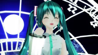 【MMD】めんぼう式初音ミクで「冬の線香花火」