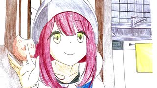 ゆるキャン 土岐綾乃のイラストを描いてみた！