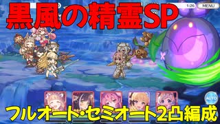 【プリコネR】黒風の精霊　SP　2凸　フルオート・セミオート編成【絆、つないで。こころ、結んで。】