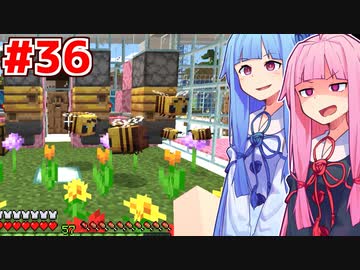 琴葉茜は自動で無限にハチミツを集めたい #36【Minecraft】
