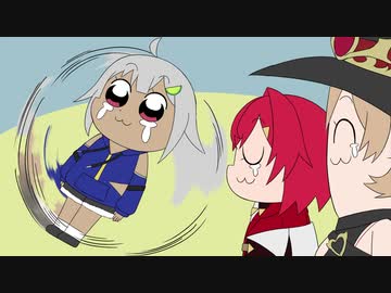 【手描きにじさんじ】アンジュ／ニュイ「そうはならんやろ」葉山「なっとるやろがい!!」