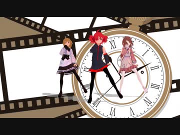 【VRoid_MMD】重音テト＆メイドとナース／ドラマツルギー（重音テトUTAUカバー）